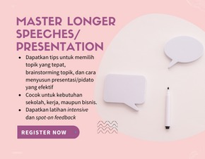 Master Long Speeches/Presentation