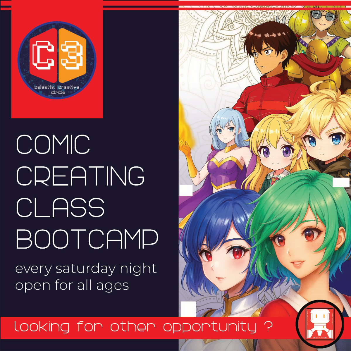 Comic Creator Class Bootcamps